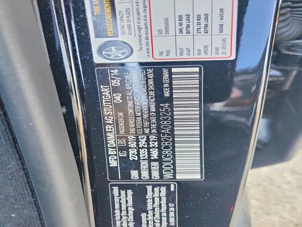 2015 MERCEDES-BENZ S S550