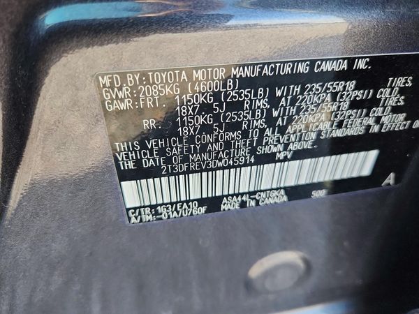 2013 TOYOTA RAV4 High