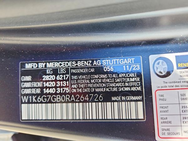 2024 MERCEDES-BENZ S