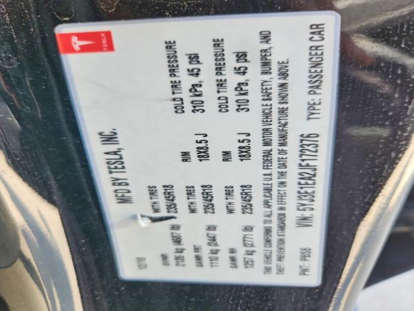 2018 TESLA MODEL 3