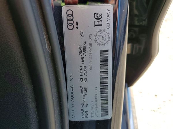 2017 AUDI A6 quattro Technik