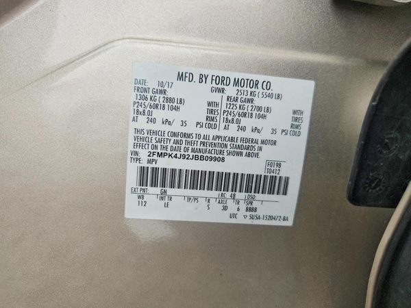2018 FORD EDGE SEL
