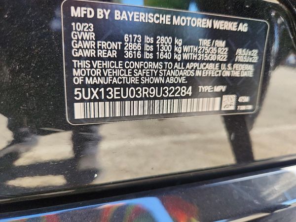 2024 BMW X5 sDrive40i — VINS