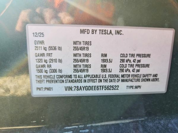 2026 TESLA MODEL Y