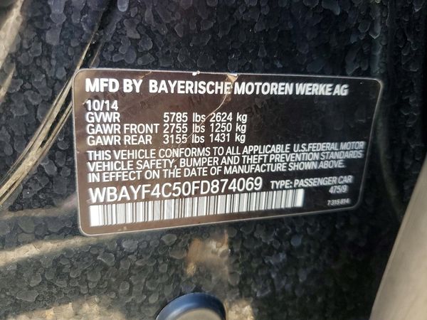 2015 BMW 740