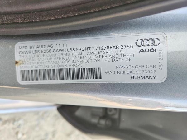 2012 AUDI A6 quattro Prestige