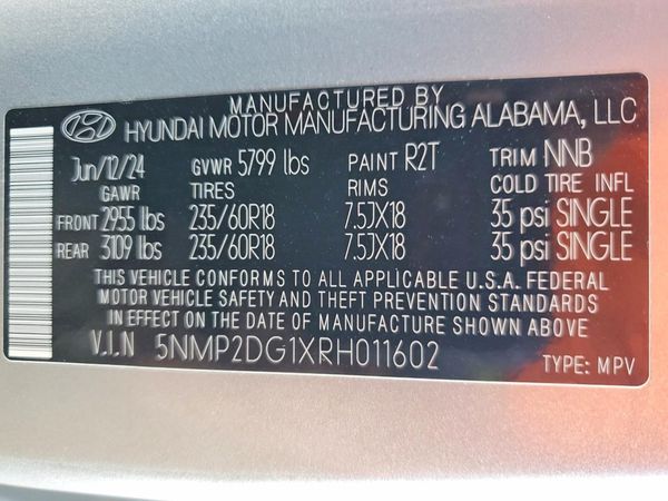 2024 HYUNDAI SANTA FE SEL