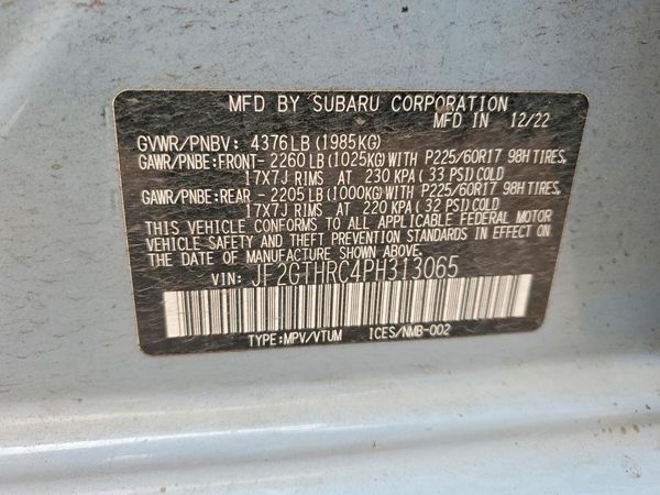 2023 SUBARU CROSSTREK Sport