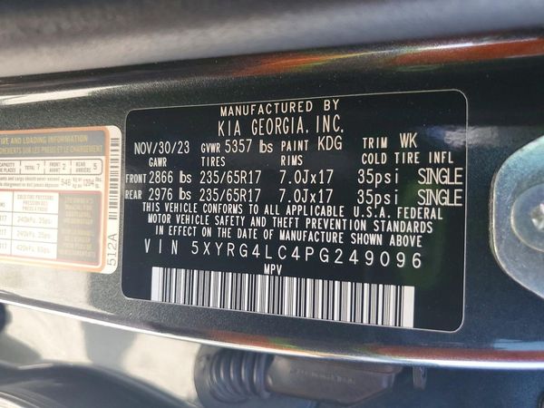 2023 KIA SORENTO LX