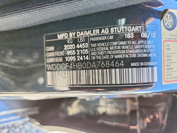 2013 MERCEDES-BENZ C C250
