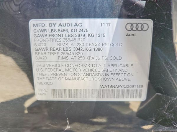 2018 AUDI Q5 quattro Premium Plus