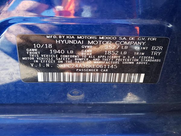 2019 HYUNDAI ACCENT SE and SEL