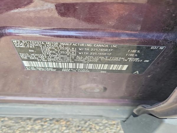 2016 TOYOTA RAV4 LE (X Grade)