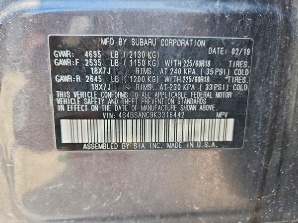 2019 SUBARU OUTBACK Limited+M/R+ES+NAVI