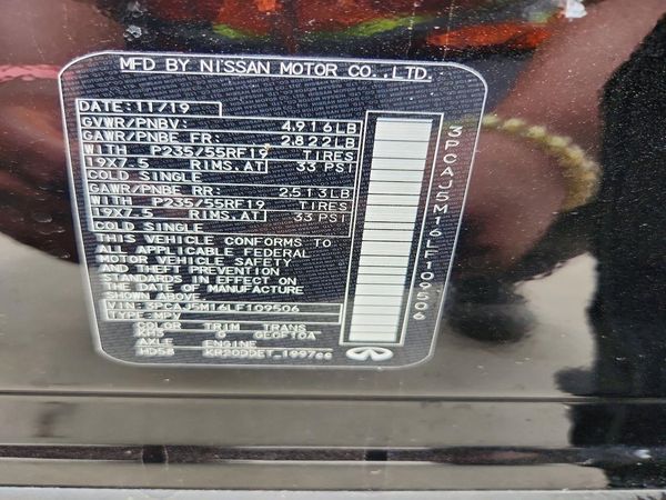 2020 INFINITI QX50