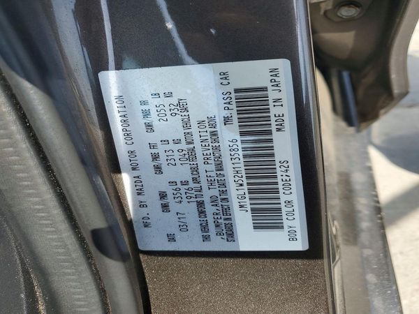 2017 MAZDA 6