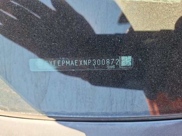2022 TOYOTA COROLLA LE