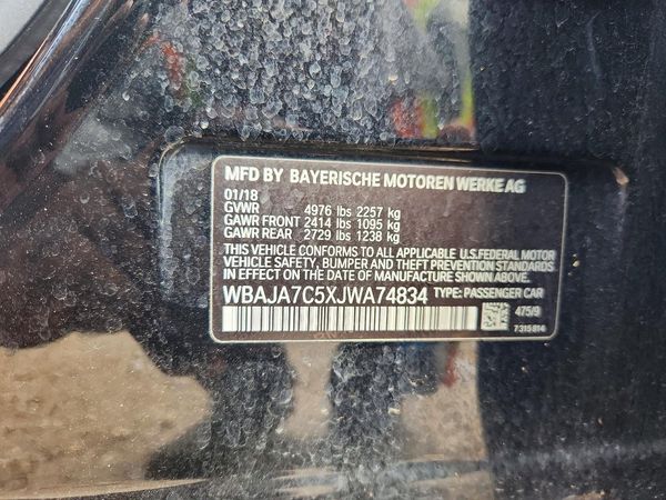 2018 BMW 530 xDrive