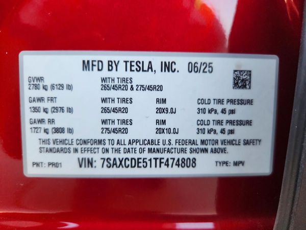 2026 TESLA MODEL X