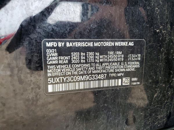 2021 BMW X3 sDrive30i