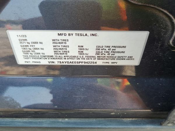 2023 TESLA MODEL Y