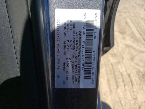 2014 MAZDA 3 Touring/GS