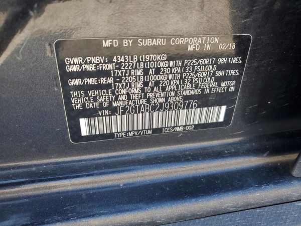 2018 SUBARU CROSSTREK Premium