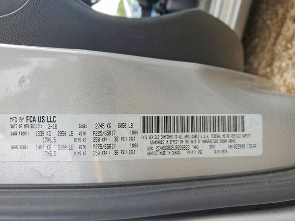 2018 DODGE GRAND CARAVAN SE