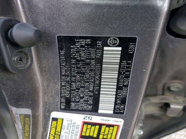 2021 TOYOTA CAMRY