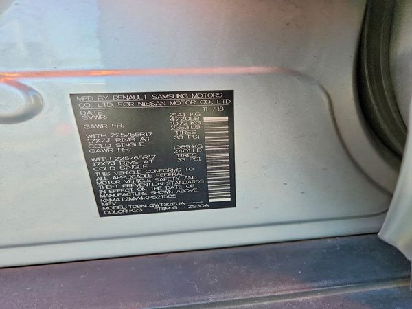 2019 NISSAN ROGUE