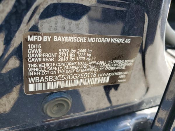 2016 BMW 535