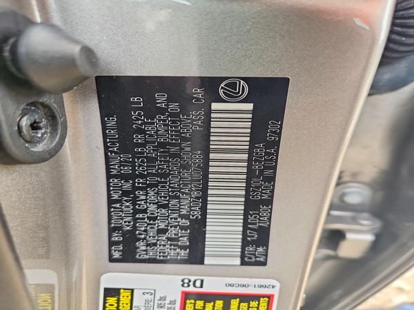 2020 LEXUS ES 350 Premium