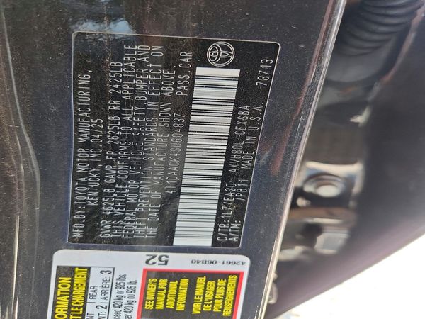 2025 TOYOTA CAMRY
