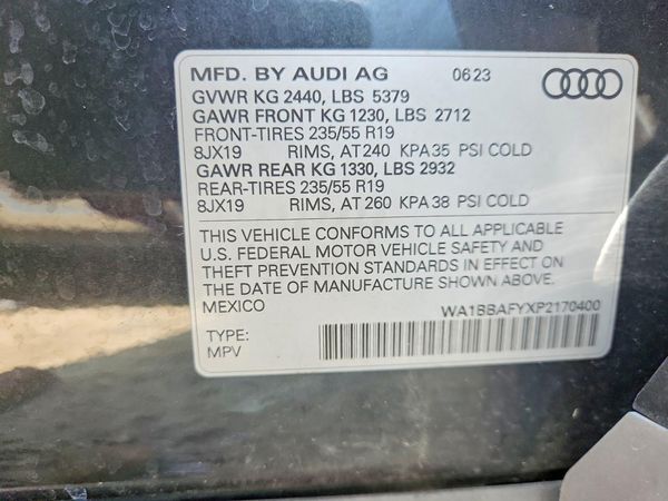2023 AUDI Q5 quattro Premium Plus