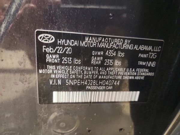 2020 HYUNDAI SONATA Limited