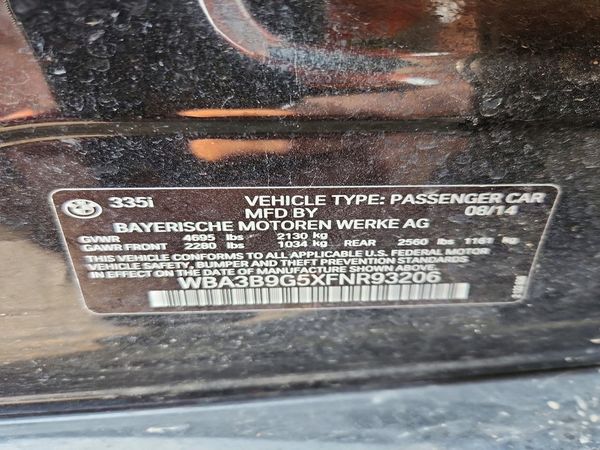 2015 BMW 335 335i xDrive