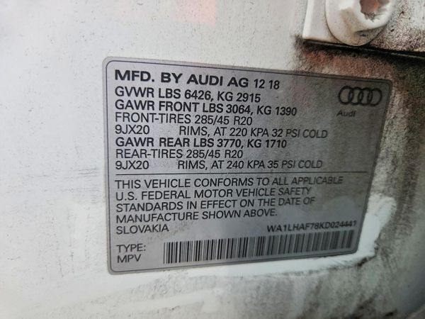 2019 AUDI Q7