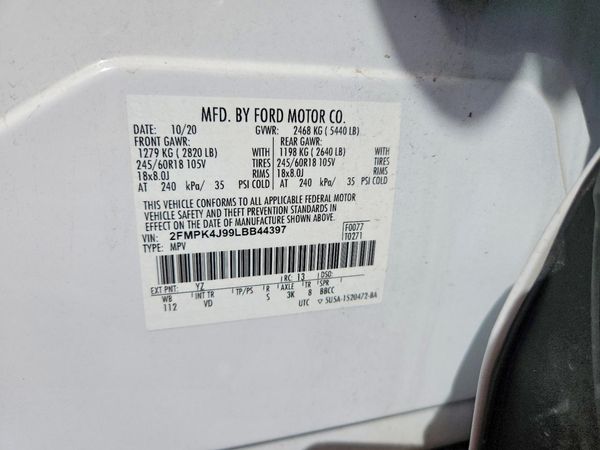 2020 FORD EDGE