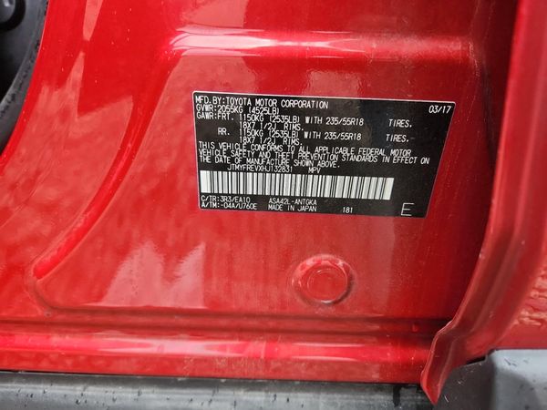 2017 TOYOTA RAV4 Ltd/Platinum
