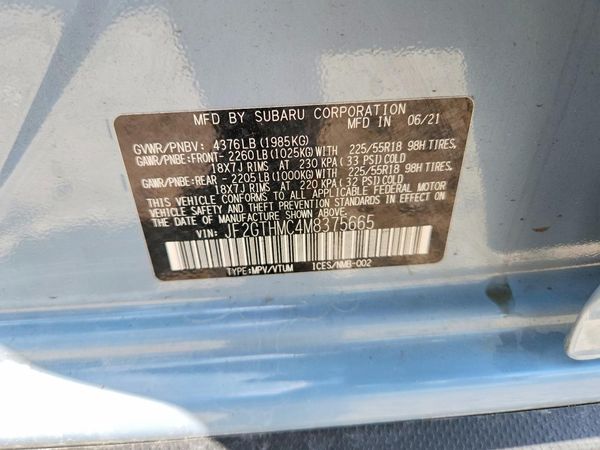 2021 SUBARU CROSSTREK Limited+ES+BSD