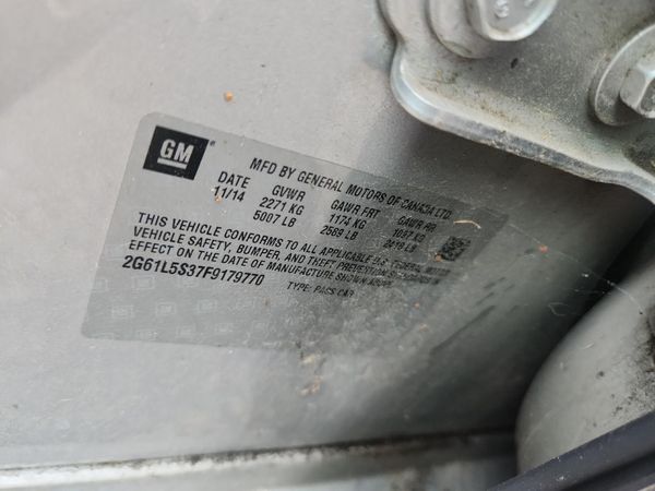 2015 CADILLAC XTS Standard