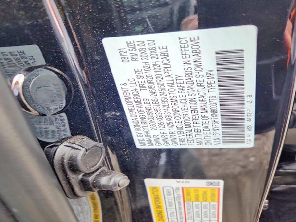2022 HONDA PILOT BLACK EDITION