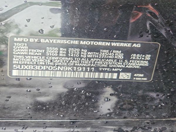 2022 BMW X3 M40i