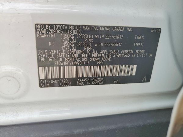 2022 TOYOTA RAV4 XLE