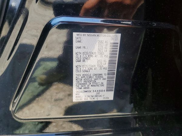 2013 INFINITI JX35