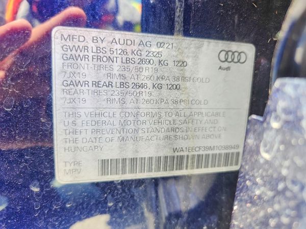 2021 AUDI Q3