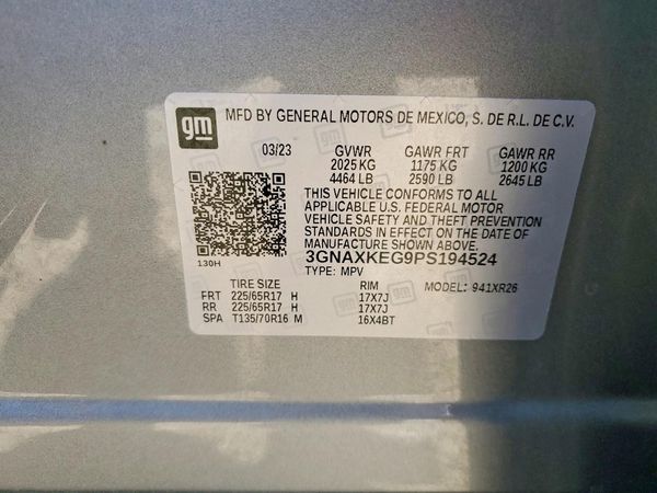 2023 CHEVROLET EQUINOX LT (1LT)