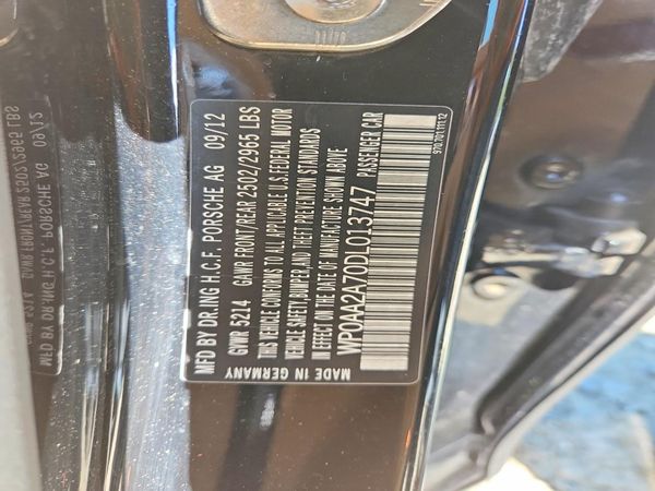 2013 PORSCHE PANAMERA