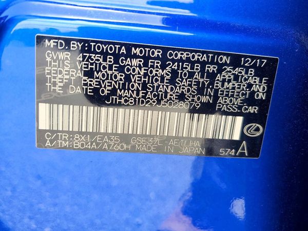 2018 LEXUS IS 300