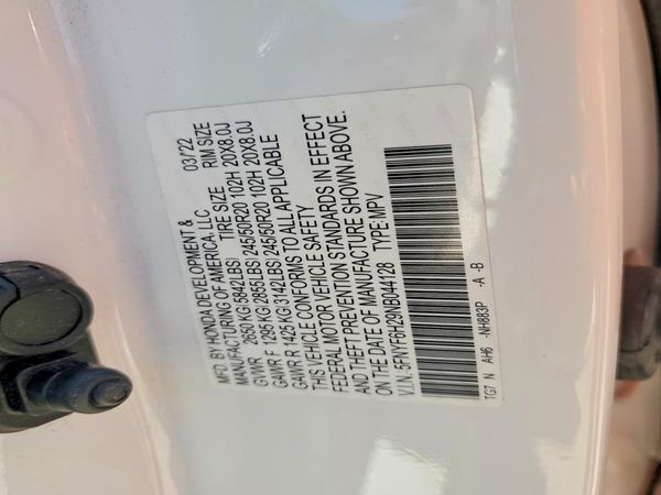 2022 HONDA PILOT SE